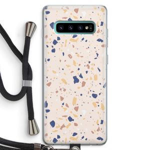 Terrazzo N°23: Samsung Galaxy S10 Plus Transparant Hoesje met koord