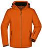 James & Nicholson JN1054 Men´s Wintersport Jacket - /Dark-Orange - S