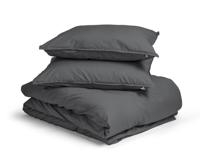 Primaviera Deluxe Egyptisch Katoen Uni Dekbedovertrek Antraciet 240 x 200/260 cm