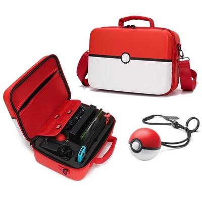 Multifunctionele draagbare Slant één schouder tas koffer beschermende opbergdoos voor Nintendo Switch (rood)