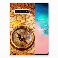 Samsung Galaxy S10 Plus | Silliconen Back Cover | Kompas