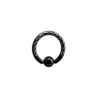 Gelaserde Ball Closure Ring Chirurgisch Staal 316L Piercingringen