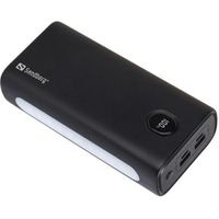 Sandberg Powerbank USB-C PD 20W 30000 Lithium-Ion (Li-Ion) 30000 mAh Zwart - thumbnail