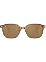 Ray-Ban lunettes de soleil Leonard à monture carrée - Marron