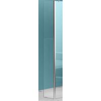 Xellanz Eco zijwand met hoekprofiel 300 x 2000 x 8 mm nano helder glas/chroom 20.4060