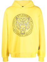 Plein Sport hoodie à logo imprimé - Jaune