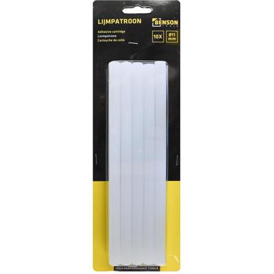Lijmpatronen 11 x 200 mm - 10x - transparant - voor standaard lijmpistool
