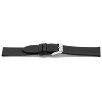 Horlogeband Universeel G123 Leder Zwart 20mm - thumbnail