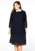 Yoek Jurk PEARLS | Blauw | Maat 42/44 Yoek Jurk PEARLS | Blauw | Maat 42/44