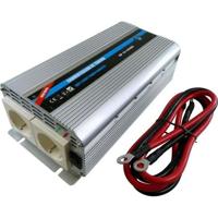 HTC Voltage Converter 12/220 V 1000 W met 2 stopcontacten Vermogen