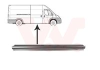 Zijwand VAN WEZEL, Inbouwplaats: rechts, u.a. für Fiat, Peugeot, Citroën