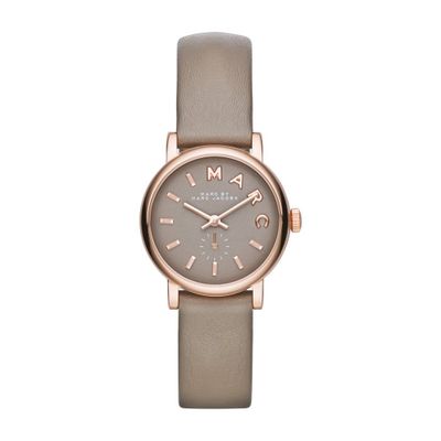 Horlogeband Marc by Marc Jacobs MBM1318 Leder Taupe 14mm