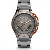 Horlogeband Armani Exchange AX1405 Roestvrij staal (RVS) Antracietgrijs 19mm - thumbnail