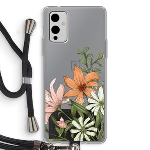 Floral bouquet: OnePlus 9 Transparant Hoesje met koord