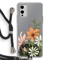 Floral bouquet: OnePlus 9 Transparant Hoesje met koord