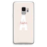 Strawberry Milkshake: Samsung Galaxy S9 Transparant Hoesje