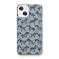 Zebra: iPhone 13 mini Transparant Hoesje