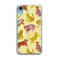 Cute Tigers and Leopards: iPhone XR Transparant Hoesje