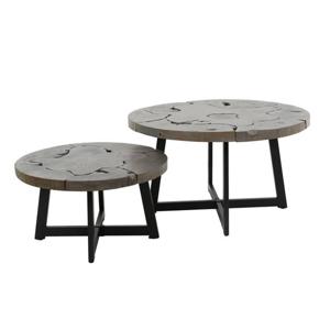 Hoyz Collection - Salontafel Set-2 Grey Mix - Grijs