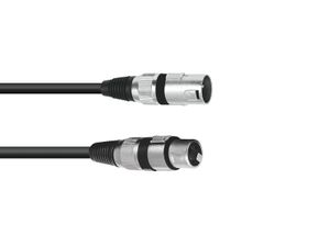 OMNITRONIC XLR cable 3pin 3m bk