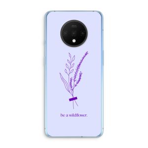 Be a wildflower: OnePlus 7T Transparant Hoesje