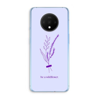 Be a wildflower: OnePlus 7T Transparant Hoesje