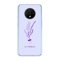 Be a wildflower: OnePlus 7T Transparant Hoesje