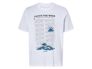 LIVERGY Heren T-shirt - plus size (Wit, 3XL)