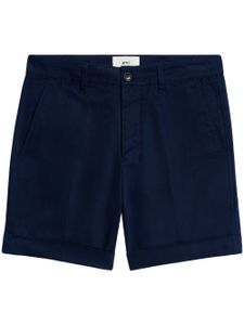 AMI Paris short chino en coton - Bleu