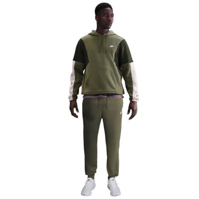 Nike Sportswear Club Fleece Joggingpak Hooded Olijfgroen Zwart