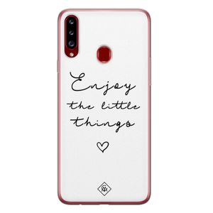 Samsung Galaxy A20s siliconen hoesje - Enjoy life