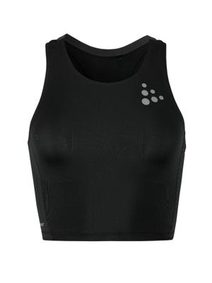 Craft Pro Hypervent Cropped Hardlooptop 2 zwart dames M