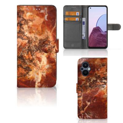 OPPO Reno 8 Lite | OnePlus Nord N20 | Bookcase | Marmer Bruin