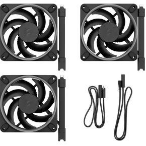 Fractal Design Momentum 12 RGB, 3-pack, Black