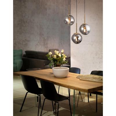 Lyora HanglampSpada 3-lichts grijs met goud - 9426753