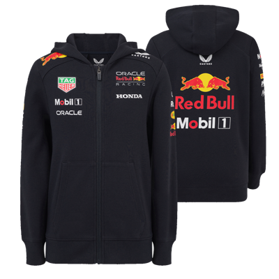 Red Bull Racing Vesten - 140-146 - Kids - Team Full Zip Hoodie 2025 - Max Verstappen
