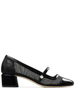 Jimmy Choo escarpins Elisa 45 mm en cuir - Noir - thumbnail