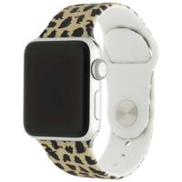 Apple Watch Print Sport Band - Luipaard Bruin - 44, 45, 46 & 49mm