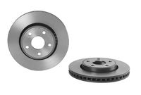 Remschijf COATED DISC LINE BREMBO, Remschijftype: Binnen geventileerd, u.a. für Jeep, Dodge