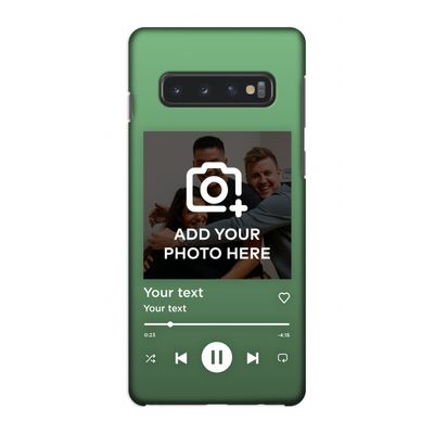 Music Player: Samsung Galaxy S10 4G Volledig Geprint Hoesje