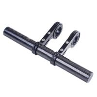 Fietsen stuur fiets zaklamp houder handvat Bar fiets accessoires Extender Mount beugel (zwart)