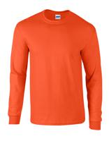 Gildan G2400 Ultra Cotton™ Long Sleeve T-Shirt - Orange - XL - thumbnail