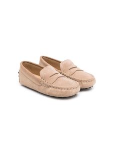 Tod's Kids mocassins en daim - Marron