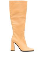 BY FAR bottes Tia en cuir - Jaune - thumbnail