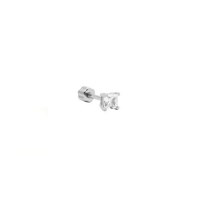 Karma Piercing Zirconia Square | Zilver