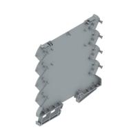 Weidmüller CH20M6 BP 4P-4P BUS TGY LF 1 1293806 DIN-rail-behuizing basiselement Gesloten, Voor DIN-rail montage 6.1 x 110.7 Kunststof Grijs 50 stuk(s)