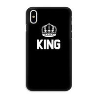 King zwart: iPhone X Tough Case