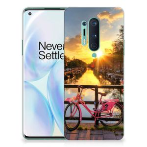 OnePlus 8 Pro Siliconen Back Cover Amsterdamse Grachten