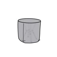 Beschermhoes DKD Home Decor Tafel Zwart Aluminium Donker grijs (132 x 132 x 75 cm)
