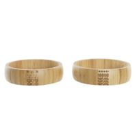 Saladekom DKD Home Decor Natuurlijk Bamboe 20 x 20 x 5 cm
